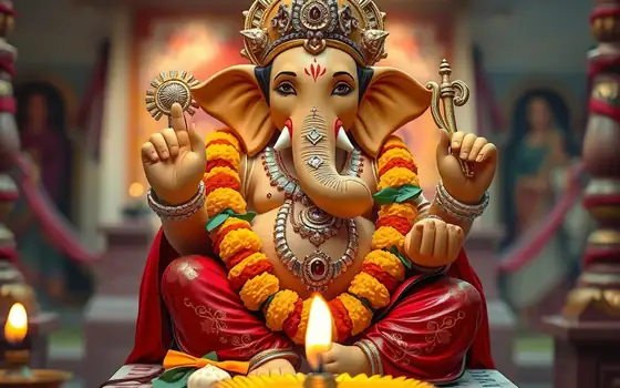 Modak & Durva to Chintaman Ganesh
